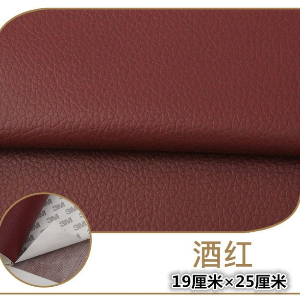 Maboto Self Adhesive Leather Sofa Stickers Car Seat Headboard Bag Patch Burdy 19 Cm 25 Com Maboto Self Adhesive Leather Sofa, Leather Patches For Sofas