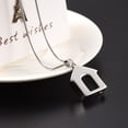 thumbnail image 5 of House Shape Urn Necklace for Ashes for Family Cremation Jewelry Stainless Steel Memorial Pendant for Women Men, 5 of 7