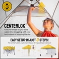 thumbnail image 6 of CROWN SHADES 10'x10' Instant Canopy Tent with 1 Sidewall with One Push Setup Sun Shelter for Events Parties Yellow, 6 of 8