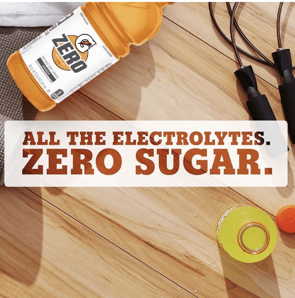 Gatorade Zero Sugar Thirst Quencher, Orange, 20 Fl Oz Bottles, 10 Pack, 20 fl oz Bottles, Electrolytes for Rehydration, Drinks, Zero, Sport Drink, Bottle