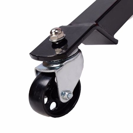 Kmowoo 1100LBS 2 Stages Hydraulic Transmission Jack with 360° Swivel Wheels Lift Hoist