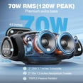 thumbnail image 2 of Altavoz Bluetooth W-KING X10 de 70 W a prueba de agua con banco de energía, 2 of 9