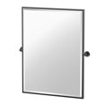 thumbnail image 3 of Gatco Glam Framed Rectangle Mirror, 25-inch, Matte Black, 3 of 4