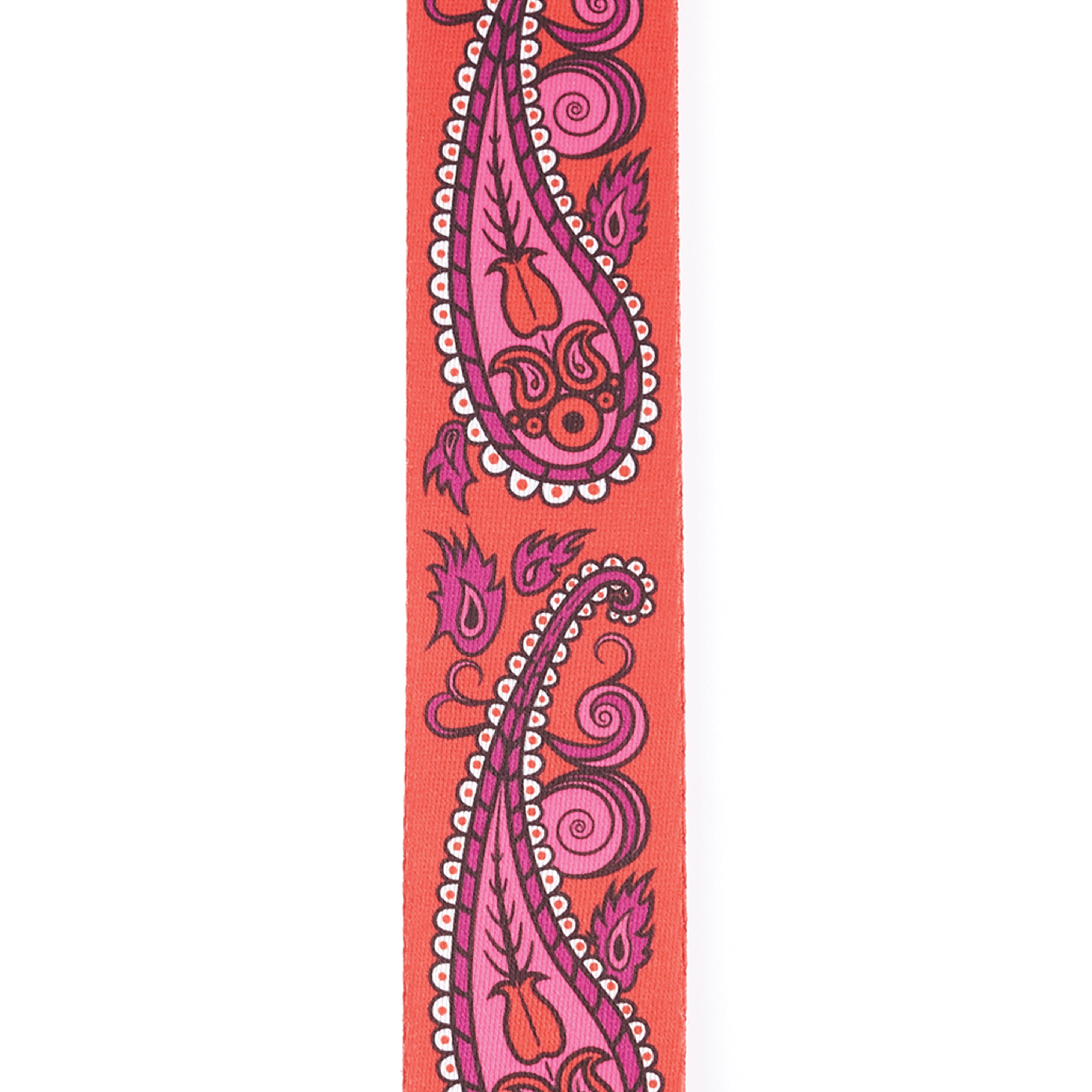 D'Addario Joe Satriani Guitar Strap, Paisley Red