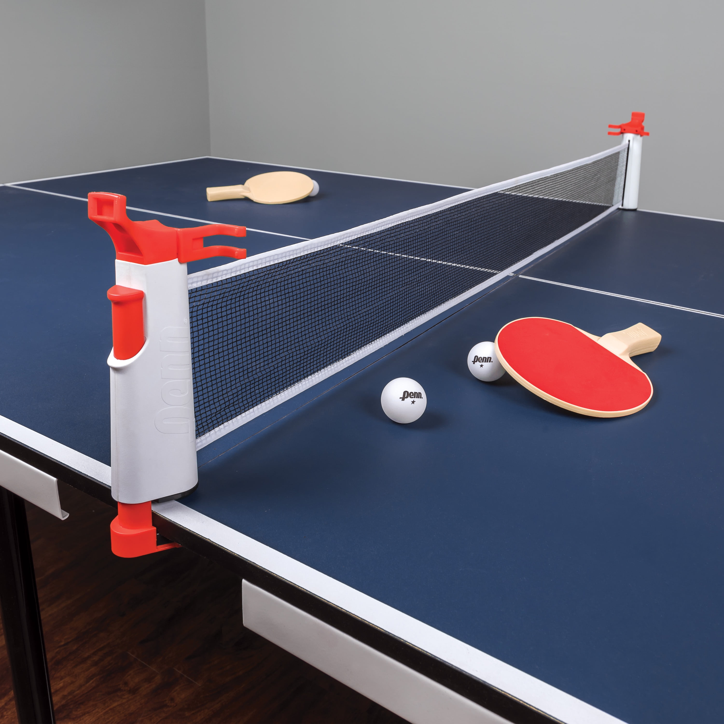 Sport Table Tennis Net and Post Set with  Mini Post Portable Bat Ball Extendable 