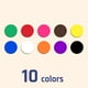 thumbnail image 2 of Paquete De 2000 Etiquetas Adhesivas Redondas De Puntos De Colores De 3/4" - 10 Colores Surtidos, 2 of 5