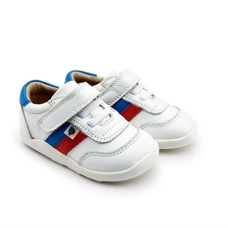 

Old Soles Toddlers Play Ground Low Top Shoes Snow \ Neon Blue 24 EU (8 US) M US