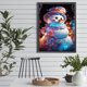 thumbnail image 4 of Pittura diamante 5D DIY Full Round Drill Winter Snowman Kit Home Decor Art Craft JShteea El nuevo, 4 of 9