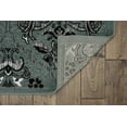 thumbnail image 6 of Linon Elegance England Power Loomed Polypropylene 5'x7'3" Rug in Turquoise Blue, 6 of 6