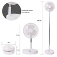 thumbnail image 4 of Ventilador de escritorio portátil LOREAD plegable con control remoto de 39 cm, 7200 mAh, 4 of 8