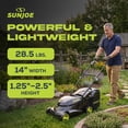 thumbnail image 4 of Sun Joe 24-Volt 5-Amp 14-Inch Cordless Lawn Mower w/Brushless Motor, 4 of 6