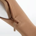 thumbnail image 4 of Medias elásticas de compresión con puntera abierta y cremallera en el medio del cuerpo con liguero y presión venosa, calcetines deportivos de talla grande con cremallera, 4 of 5