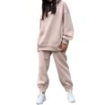 thumbnail image 2 of Conjunto de pantalones de Chándal con capucha para mujer Sunnimix cálido de otoño invierno S, 2 of 7