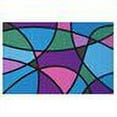 thumbnail image 2 of Fun Time Nylon 39"x58" Wave Runner Area Rug in Multi-Color, 2 of 2
