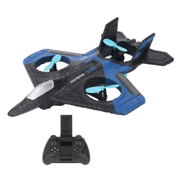 V25 acrobacia fotografia aerea aviones teledirigidos drones aviones de juguete adecuados para ninos mayores de 14 anos avion de juguete bateria azul 1 Walmart en linea