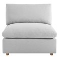 thumbnail image 2 of Modway Commix 6-Piece Down Filled Overstuffed Sectional Sofa in Light Gray, 2 of 10