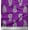 Purple, variant on Soimoi Silk Fabric Leaves & Paisley Block Print Sewing Fabric Yard 42 Inch Wide