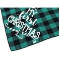 thumbnail image 3 of First Christmas Dog Bandana,Buffalo Plaid Dog Scarf for Small Medium Large Dogs, 3 of 3