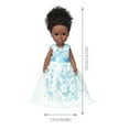 thumbnail image 3 of Xqxayjr under $5 2Pcs BlackBabyDoll, BlackBabyDoll 35CM, Large Vinyl RebornBabyToywith Curly Hair, African American Doll forKidsCollectors, LifelikeBabyDoll, 3 of 9