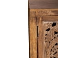 thumbnail image 4 of Liberty Furniture Marisol 74" 4-Door TV Stand, 1 Shelf, Brown Wood, Weathered Finish, 4 of 8