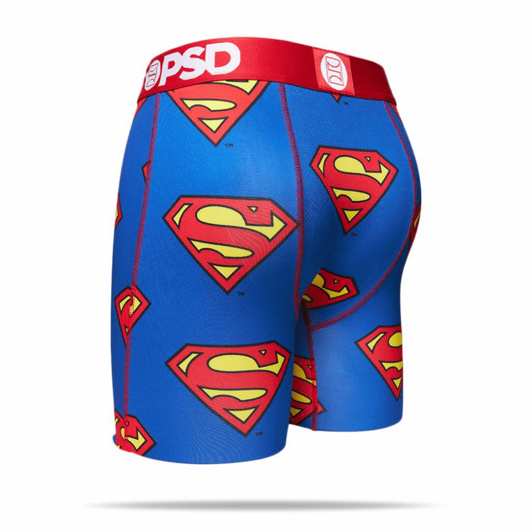 Superman 813614-xlarge-40-42 Superman Logo Mens Boxer Briefs - Extra Large  40-42