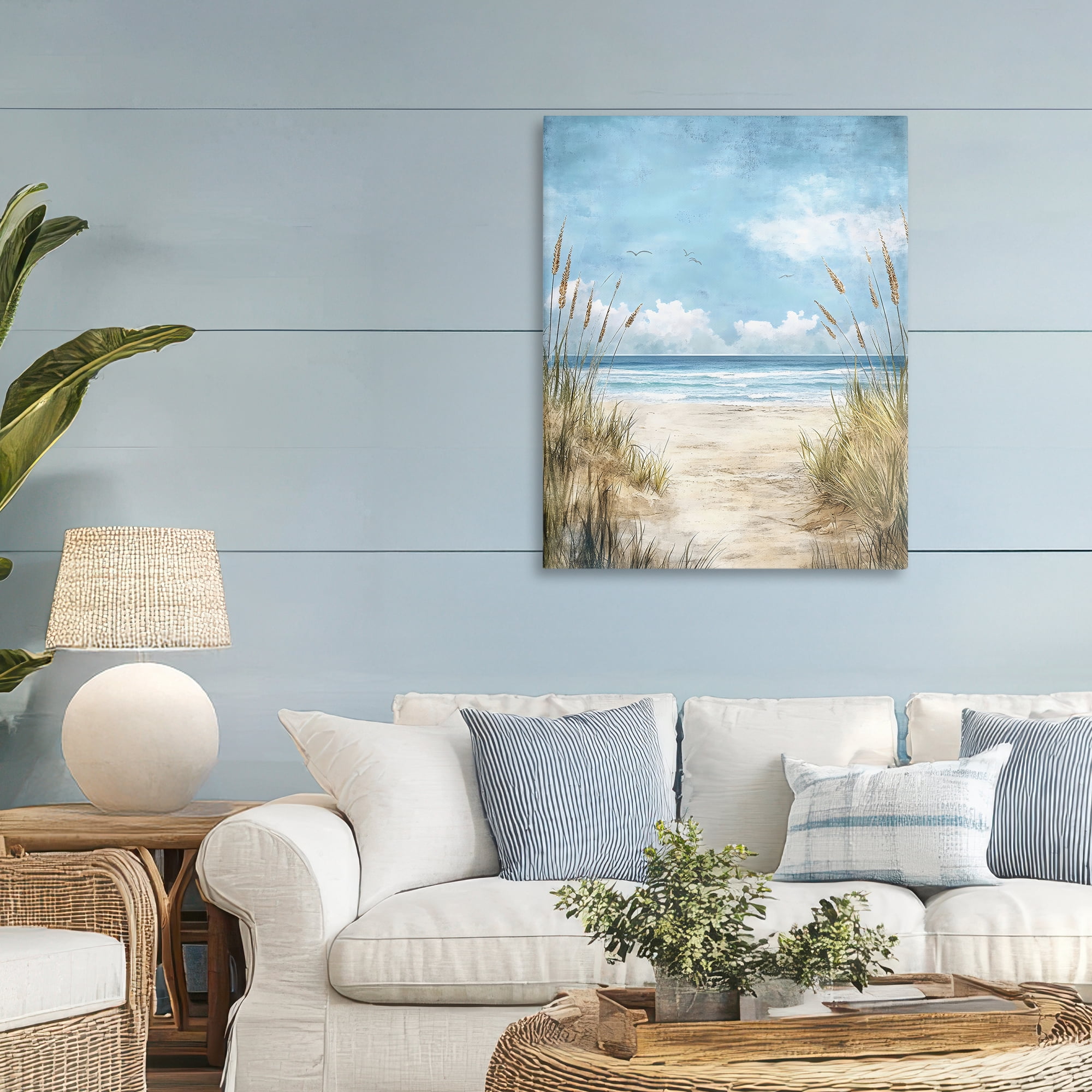 Stupell Industries Free Seagulls over Beach Dunes Canvas Wall Art, design by Creative Studio
