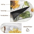 thumbnail image 6 of Area Rug for Living Room, Yellow Sunflowers Non-Slip Indoor Large Carpet for Bedroom/Dining Room, Vintage Country Flowers Butterfly Wood Board Washable Low-Profile Floor Mat Runner Rugs - 2.7 x 5 Ft, 6 of 8