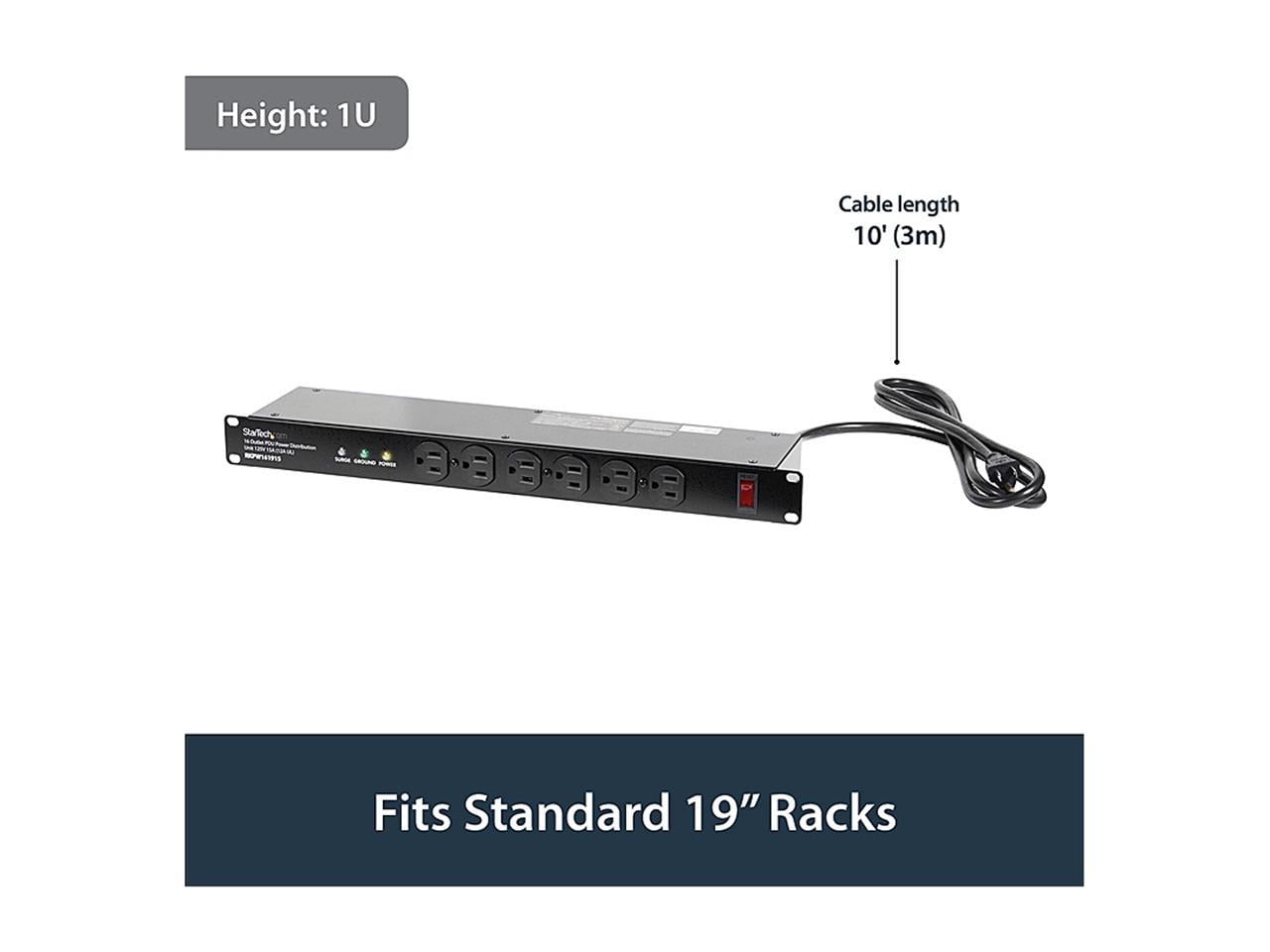16 OUTLET RACK PDU POWER DISTRIBUTION UNIT POWER STRIP