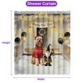 thumbnail image 5 of Happy New Year 2026 Afghan Hound Santa Gnome Holiday Party Snow Shower Curtain Dog Lover Waterproof Bathroom Bathtub Curtain - 13019, 5 of 5