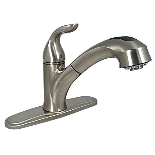 Valterra PF231441 Single-Handle Pull Out Hybrid Kitchen Faucet - Brushed Nickel