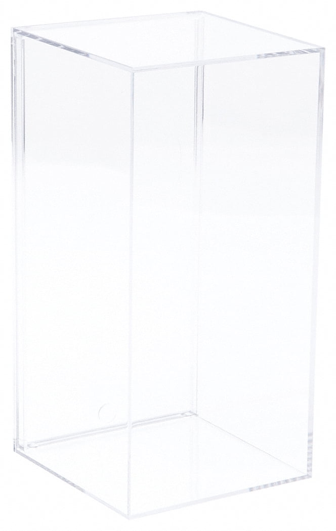 Pioneer Plastics Clear Acrylic Case Pack of 6 3.8125" x 3.875" x 7.8125" 