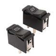 thumbnail image 1 of 1 Pair Window Switch Button 0008203510 Compact Size Lightweight Replacement For MercedesBenz R107 380SL 560SL, 1 of 5