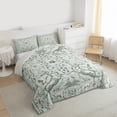 thumbnail image 3 of Homewish Teens Wildlife Rabbit Deer 2pcs Bedding Comforter Set,Floral Butterfly Dragonfly Twin Comforter Sets,Chic Flowers Breathable Bedding Set,Microfiber Bedroom Decor,Reversible, 3 of 8