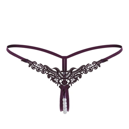 Women Lady Thong Panties Thong Lace Pants Ladies Briefs Underwear G-String