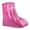 Hot Pink, variant on High Top Rain Boot Covers with Secure Zipper Design for Women and Kids Outdoor Footwear