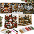 thumbnail image 2 of Christmas Diamond Painting Kit for Adults 12X12 Inch Santa Sleigh 5D Diy Rhinestone Art, Holiday Craft for Home Wall Decor, Festive Gift 1 Pack, 2 of 5