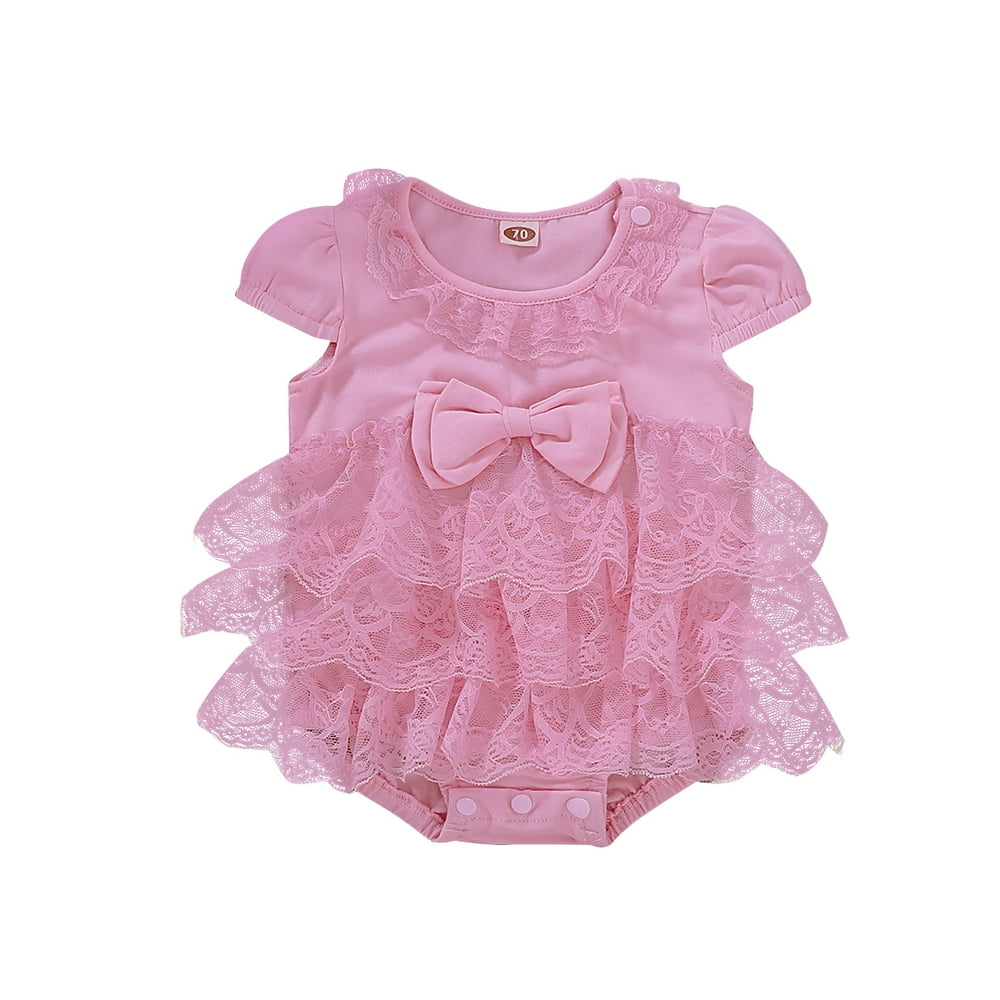 Lace Baby Girls Tutu Romper Jumpsuit Bodysuit Outfits Clothes Walmart