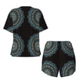 thumbnail image 5 of Lsque Mandala Women's Short-Sleeved Pajama Set - 2 Piece Soft and Lightweight Sleepwear Set-3X-Large, 5 of 9