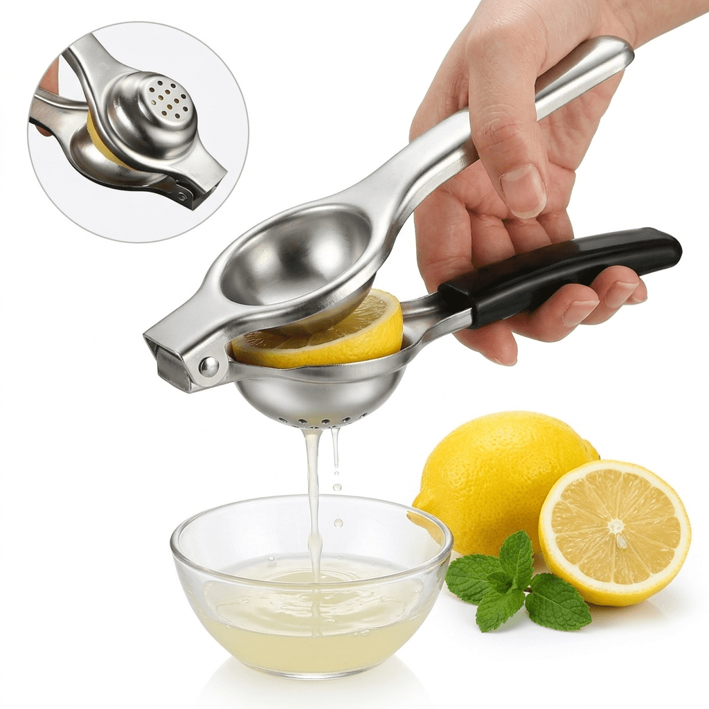 IMUSA 12pc Shelf Display Cast Aluminum Lemon Squeezer, Yellow