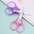 thumbnail image 6 of 3Pack Stainless Steel Scissors, Comfortable Plastic Handle Sharp Smooth Cutting Design, Stationery Shear, Trimming Tool for s’chool Office Home Diy Craft Daily Cutting Use, 6 of 8