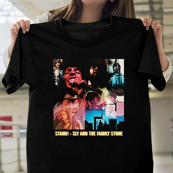 Sly, And The Family Stone, Stand!, Album, Funk, Soul, Rock, Music, Everyday People T-Shirt Unisex, up to 5XL