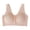 Pink, variant on Womens Jelly Bras No Underwire Seamless Everyday Bras Elastic Strap Full Support Lift Everyday Bras Wireless Bras for Women Push Up Padded No Hooks Front Closure for Women