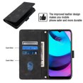 thumbnail image 3 of Compatible with Motorola Moto E30/ E40 Classic Embossed PU Leather Case with Card Holder Shockproof Cover, 3 of 5
