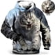 thumbnail image 3 of Sudaderas de moda para hombre, pulóveres casuales, patrón impreso en 3D, sudadera con capucha de tigre y lobo para hombre, ropa de calle de gran tamaño, ropa de otoño para hombre, 3 of 5