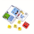 thumbnail image 2 of Magic Match Wooden Blocks - Pegged Puzzles for Kids, Interactive Face-Changing Educational Toy with Parent-Child Bonding, Montessori Learning, Problem-Solving Skills Development, and Creative Building, 2 of 5