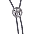 thumbnail image 4 of de bolo cruzada, de estilo americano ajustable y elegante para trajes de baile Plata Zulema Corbata de bolo, 4 of 8