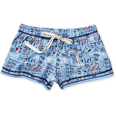 L.e.i. - Juniors Print Knit Boxer Shorts