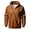 Brown, variant on Iaqnaocc Mens Hoodies Half Zip Pullover Casual Fashion Long Sleeve Drawstring Big and Tall Fall Winter Hoodie Sweatshirt Brown 4XL
