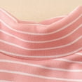 thumbnail image 4 of LIJCC Boys Girls Long Sleeve Striped High Neck Pullover Shirt Toddler Soft Fleece Lined Casual Basic Tops Casual Kids Tops(Pink,3-4 Years), 4 of 7