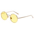 thumbnail image 2 of 1x Gaf Sol para Pesca, Decoración de Viaje, Forma Redonda, Estilo Retro, Personalidad Clásica, Masculinas Y Femeninas Amarillo Soledad Gafas de sol de las mujeres de la manera, 2 of 6